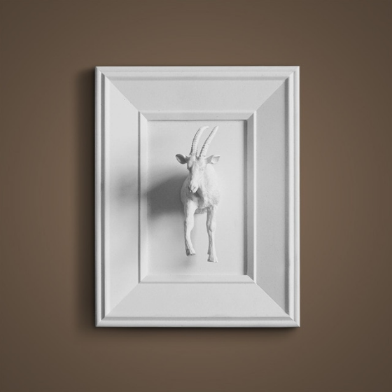 Настенный декор «Antelope» (Белый)